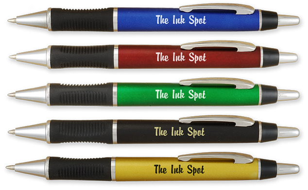 Pens With Rubber Grip 