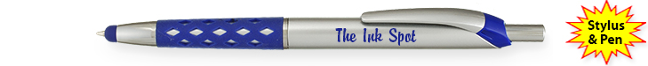 Promotional Aristocrat Rubber Grip and Stylus pen combination