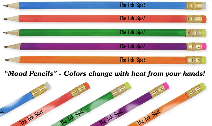 50x Mood Pencils Color Changing No. 2 Pencil RED to ORANGE When Warm