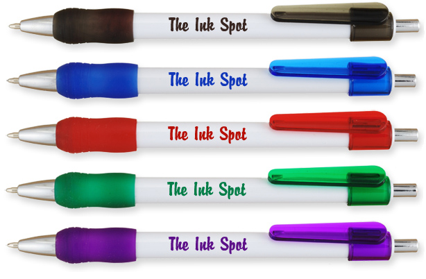 SNAP Rubber Grip Personalized Pens