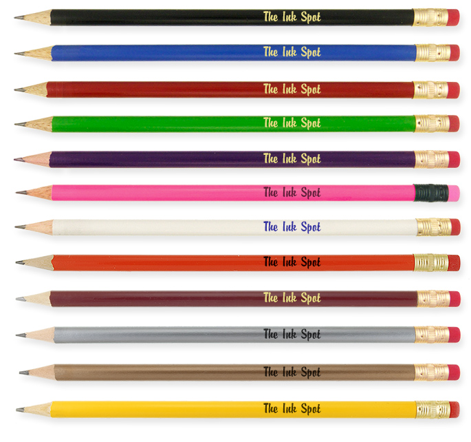 Personalized Pencils - Dark Colors