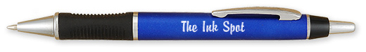 Personalized Brilliant Rubber Grip Pens